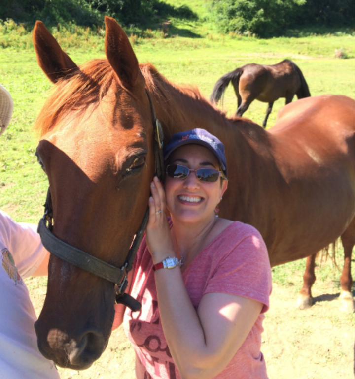 Kate Carlson with Horse